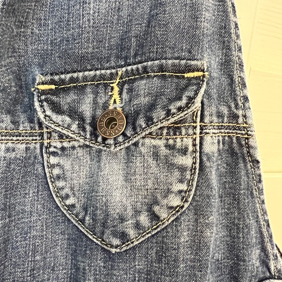 GUESS JEANS Chucky Halloween Y2K Bib Overalls - Picture 9 of 16